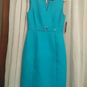Turquoise dress sleeveless